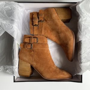 Steve Madden Pearle Chestnut Suede Boots Size 8
